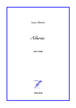 Asturias from Spanish Suite for Solo Violin (Albeniz)