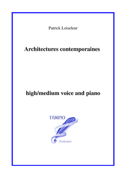 Architectures contemporaines (Loiseleur / Lequoy) Architectures contemporaines (Loiseleur / Lequoy)