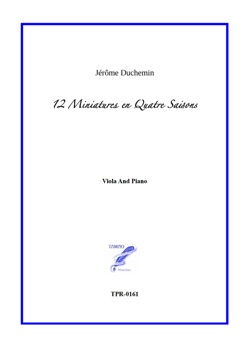 12 Miniatures en Quatre Saisons for Viola and Piano (Duchemin)
