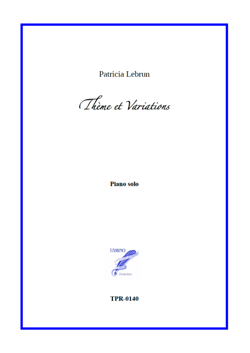 Theme and Variations for Solo Piano (Lebrun)
