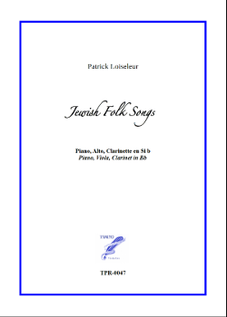 Jewish Folk Songs for Clarinet, Viola and Piano (Loiseleur)