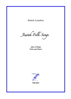 Jewish Folk Songs for Viola and Piano (Loiseleur) 