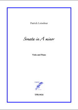 Sonata in A minor for Viola and Piano (Loiseleur) Sonata in A minor for Viola and Piano (Loiseleur)